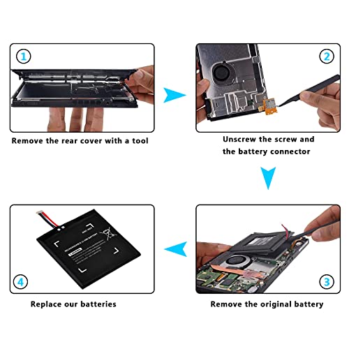 Pickle Power HAC-003 Battery Replacement for Nintendo Switch 2017 Game Console HAC-001 Internal Battery with Tool(Not Compatible with Switch Lite) - Image 6