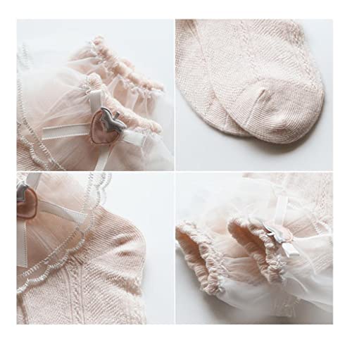 Walking Socks Cotton Baby Socks Breathable Socks Children's Socks for Girls 3 Pairs Suitable for Kids Daily Wear Thick4