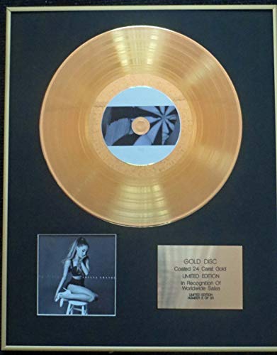 Century Presentations -- Ariana Grande - Exclusive Limited Edition 24 Carat Gold Disc - My Everything