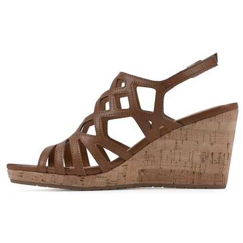 WHITE MOUNTAIN Women's Flaming Wedge Sandal4