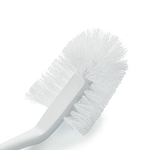 Cello Kleeno Angular Toilet Brush with Storage | Stylish Design | Rubberised handle for firm grip | Durable plastic body | Space-Saving Storage (Blue and White,Pack of 1) (Image - 6)