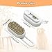 4 in 1 Cat Steam Brush for Shedding, 2025 New Cat Brushes for Indoor Cats, Pet Steam Brush for Cats Dogs, Massage, Cleaning, Shedding & Combing, for Long and Short Hair Pet (Brown)