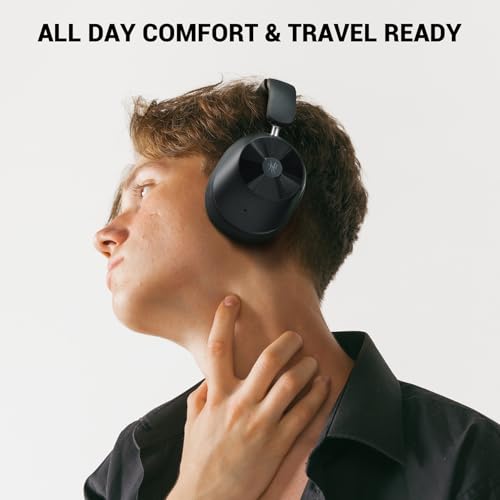 Image of OneOdio Focus A5 Wireless Over-Ear Headphones, Hybrid Active Noise Cancelling, 75H Playtime, Hi-Res LDAC Wireless Audio, Bluetooth 5.4, Built-in Mic for Clear Calls, Low Latency Game Mode