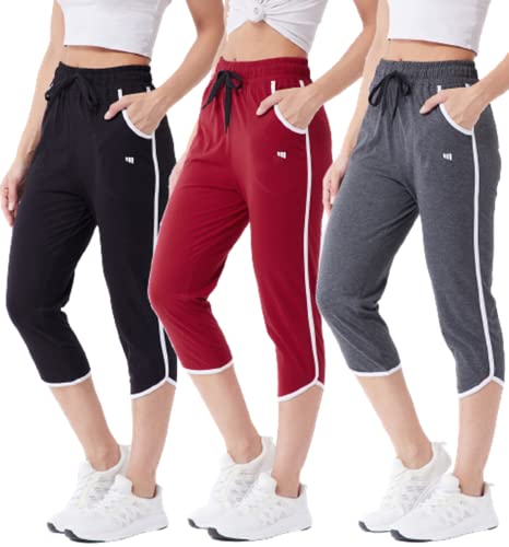 Image of Modeve Women Cotton Blend Pack of 3 Track Pant