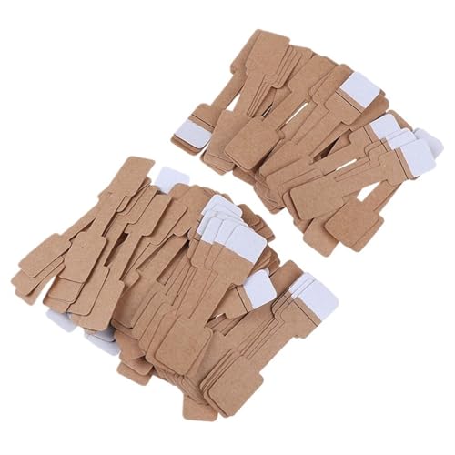 Etiquetas adhesivas para precios en mercadillos artesanales, lote de papel rectangular