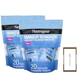 Skin Care Set: Netrogena Makeup Wipes, 2-Pack + LUXPAKS Wipe