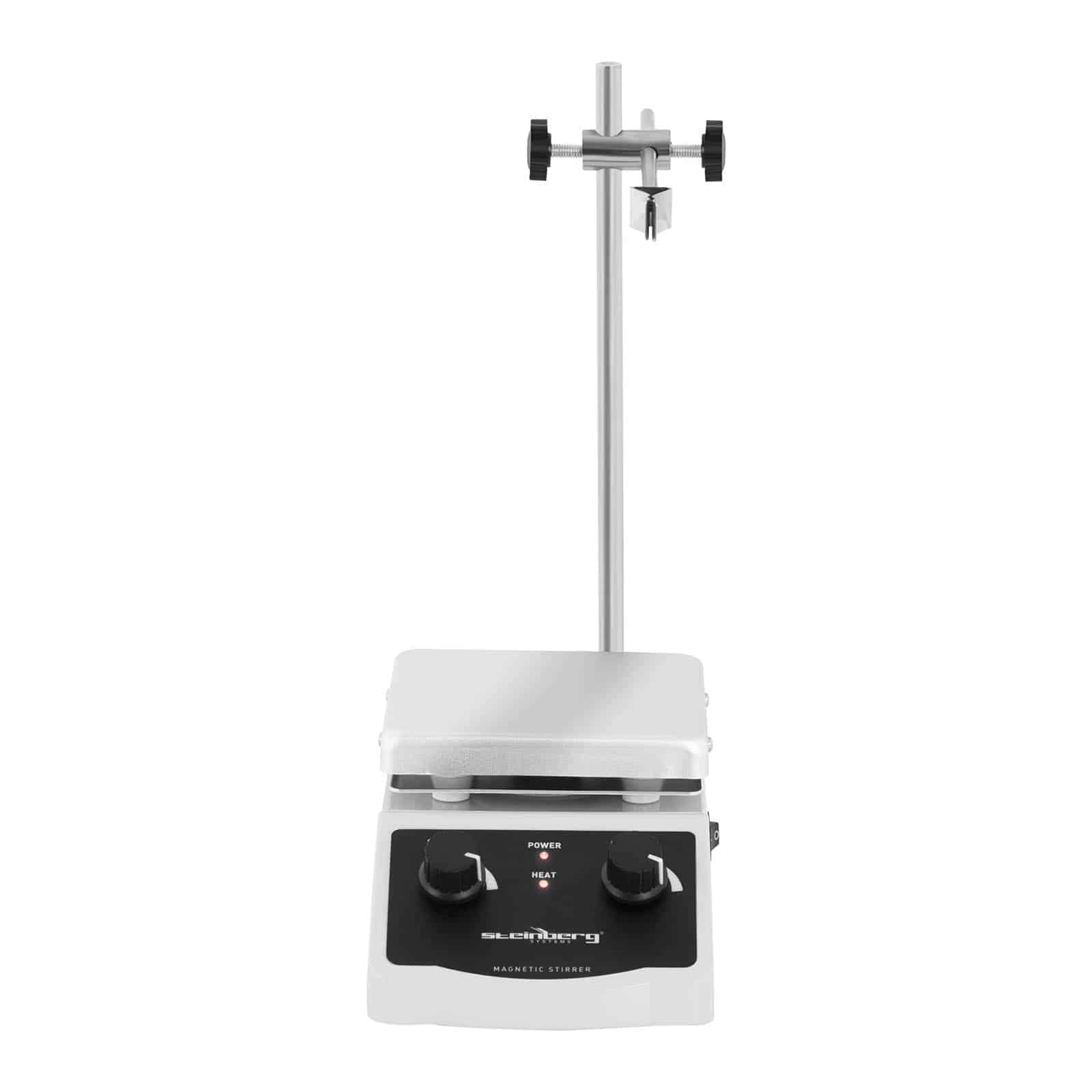 Steinberg Systems Agitatore Magnetico Miscelatore da Laboratorio con Piastra Riscaldante SBS-MR-2000/H (380 °C. 2 l, 2.000 giri/min)