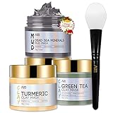 MASCARILLA DE BARRO DEL MAR MUERTO -- Mascarilla de barro a base de minerales, rica en nutrientes y sal marina de alta calidad, el barro ayuda a la renovación de la piel, creando un suave efecto exfoliante que ayuda a limpiar los poros, extrayendo aceites y toxinas, eliminando las células muertas y brindando una sensación calmante, limpia y saludable. sensación hinchada.
