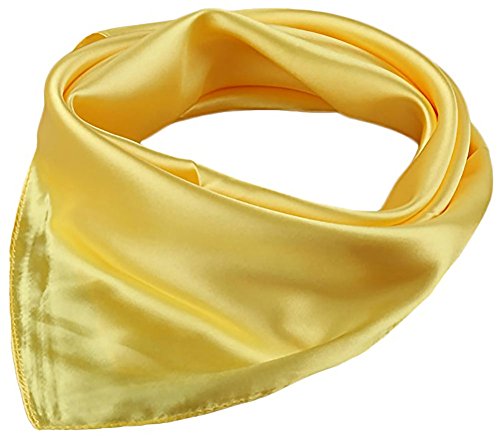 BOWKITE Women Scarf Retro Girls Satin Small Bandana Hair Tie for A Costume 23