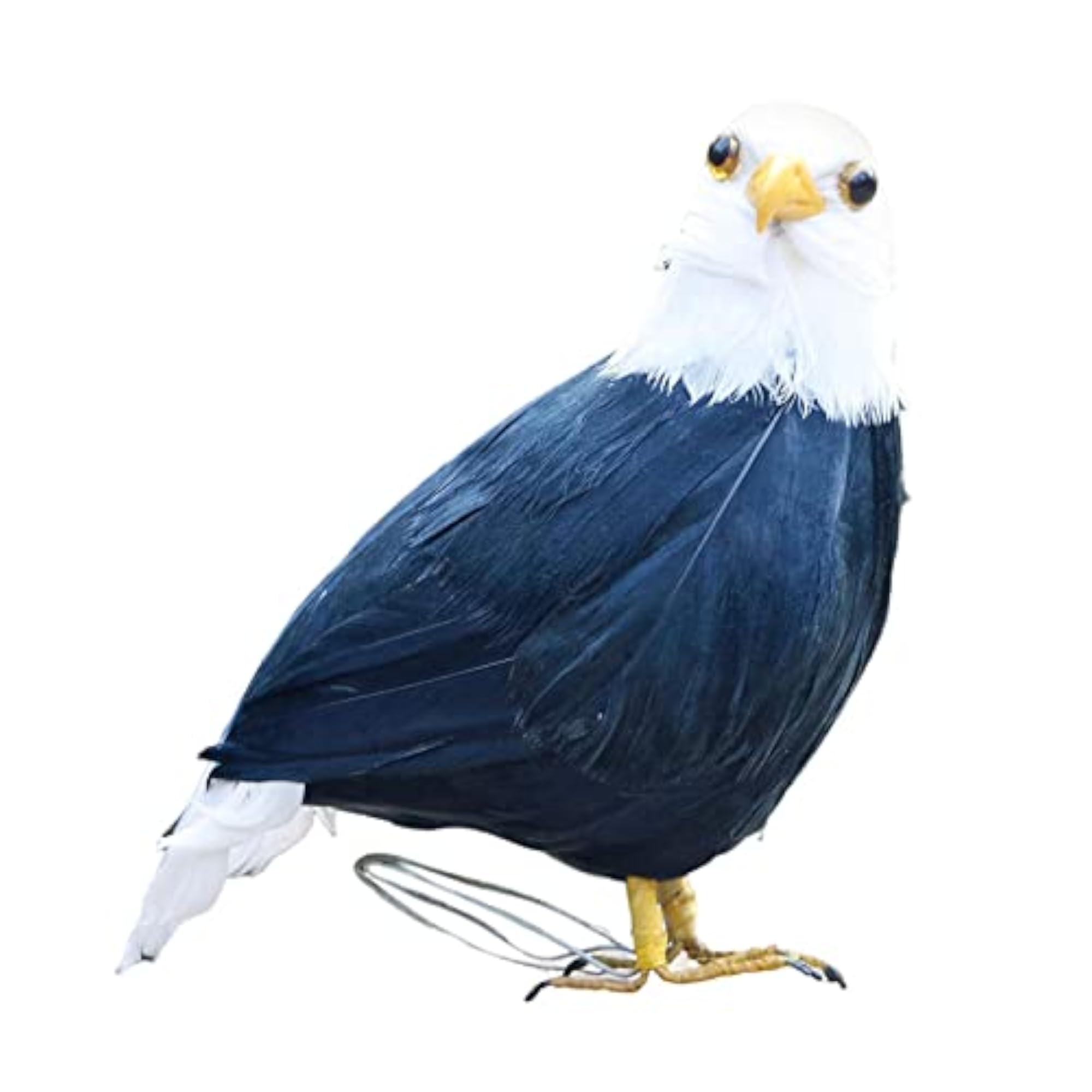 Animated Feathered Bird Eagle Garden Statue