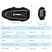 YTerrix Q4 Motorcycle Bluetooth Headset, Helmet Comm System for 4 Riders, 1500m Intercom Range, Bluetooth 5.1 Dual Qualcomm Chip, Music Sharing, FM, DSP Noise Cancellation, IP65 Waterproof