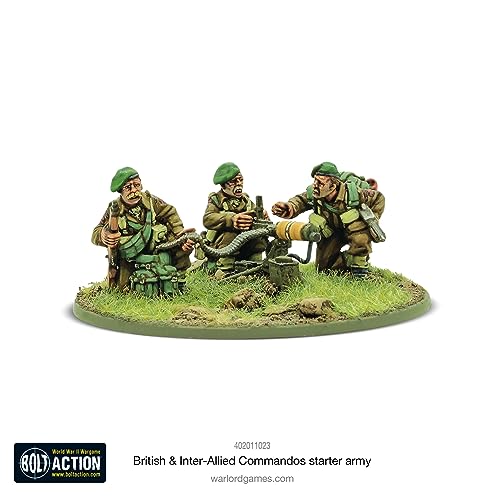 Commandos britanniques figurines 28mm pour assembler votre armée Seconde Guerre mondiale