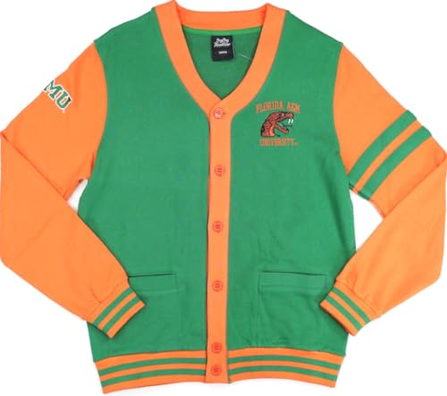 Big Boy Florida A&M Rattlers S4 Mens Cardigan [Green] - ID#42627-77-85-0-0