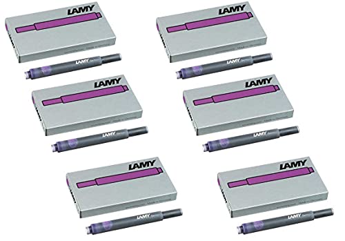Lamy T10 Lot de 6x5 Soit 30 Cartouches d'encre Violet