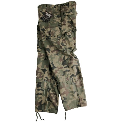 Helikon Cpu Trousers Polycotton Ripstop Polish Woodland Size Xl Reg #TOP2