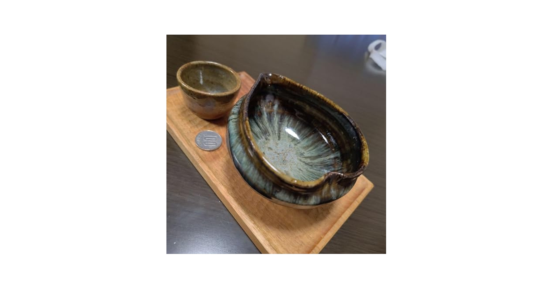 ハート型山形県長井市成島焼和久井窯陶磁器初代富二夫氏作品湯冷まし酒器酒坏お猪口 Amazon.co.jp: ハート型山形県長井市成島焼和久井窯陶磁器初代