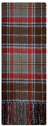 Irish Tartan Plaid Scarf County Leitrim Unisex 100% Lambswool