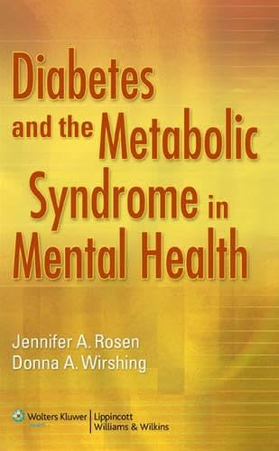 Buy Diabetes and the Metabolic Syndrome in Mental Health — BookShops.in