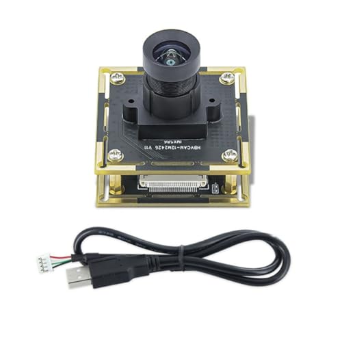 Gujdnhderq 90度カメラモジュール 12MP IMX586 3840x 3000 USB フリードライバーマニュアルフォーカス 50cm ケーブル付属 WinXP/Win7/Win8/Win10向け