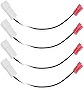 XtremeAmazing Car Radio Speakers Wire Cable Wiring Harness with Adapter Connector Plug for Honda Accord Civic CR-V CRX Odyssey Pack of 4