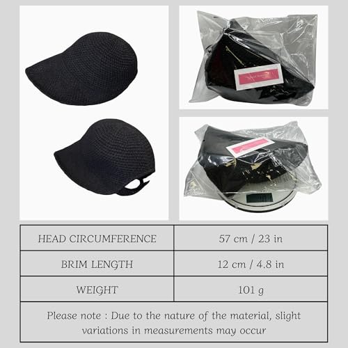 Chapeau de soleil en coton pliable contre la chaleur femme - 5
