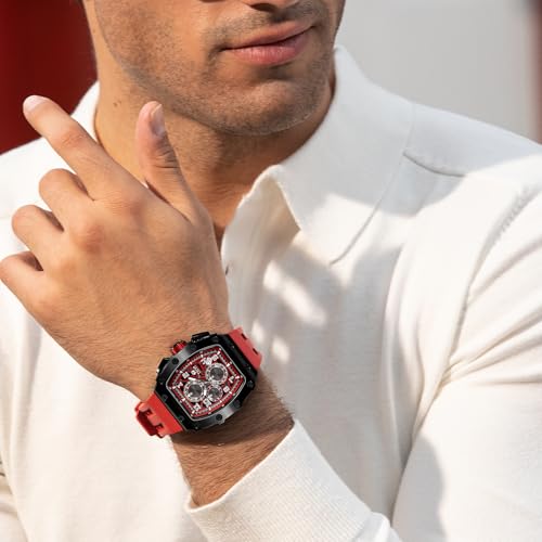 Image of TSAR BOMBA Mens Watch for Men Waterproof Men's Wrist Watches Gift for Men