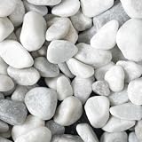 Bernardelli Ciottoli Bianco Carrara 15-25 mm per Aiuole e Giardino 10 kg