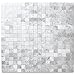Stone Center Online Carrara White Marble 2x2 Square Mosaic Tile Polished Kitchen Bath Wall Floor Backsplash Shower (1 Sheet)