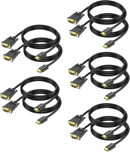 Cable HDMI a VGA para monitor 1080P a 60 Hz sin parpadeos lote de 10