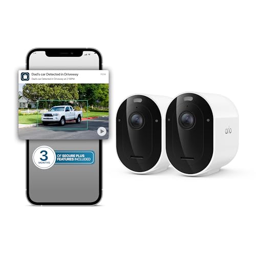 Image of Arlo Pro Security Camera 2K HDR (6th Gen, 2025 Release) Wireless Outdoor Camera, 2 Cam, with Secure Plus 3-Month Subscription