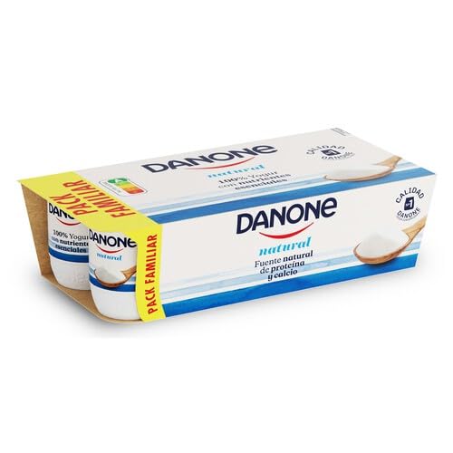 DANONE YOGUR NATURAL VARIOS SABORES (PACK DE 6 Und) REFRIGERADO (NATURAL, 8X120)