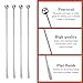 Csdtylh 15Pcs Metal Stir Sticks, Stainless Coffee Stirrers Reusable, Swizzle Sticks for Cocktails, Multifunctional Stir Sticks for Epoxy, Resin, Coffee, Wine, Drinks, Tea, Paint, Crafts, Ink,Oil,etc.