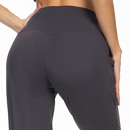 Image of Women's Joggers with Pockets, Hiking Cargo Water Resistant Lightweight Pants for Women Workout Athletic Travel Camping