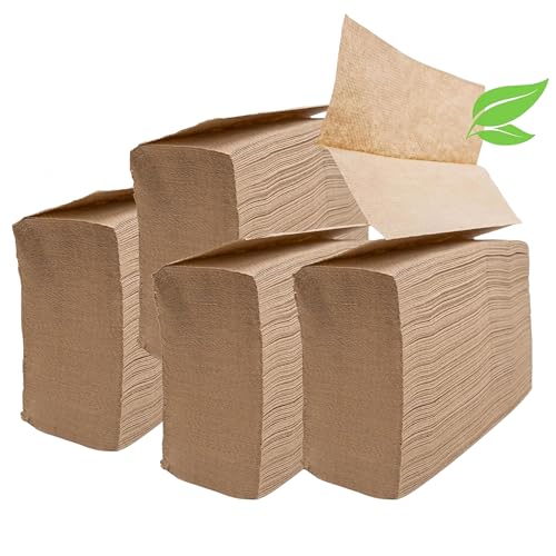 Brown Organic Unbleached Z-Fold Paper Towels (1250ct)