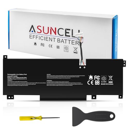 Image of ASUNCELL BTY-M492 Laptop Battery Replacement for MSI WF66 WF76 11UI 11UJ Katana GF66 11UD 12UG 12UX GF76 11UE 12UD Crosshair 15 17 A11UCK A11UDK A11UEK Sword 15 A11U A11UD A11UE Pulse GL66 GL76 7506