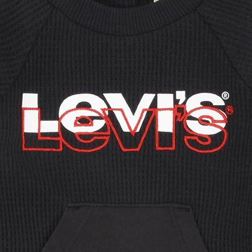 Levi's Unisex Baby Waffle Knit Coverall3