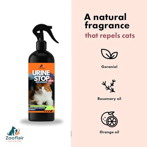 Image of Urine Stop+ Cat Potty & Pee Training Spray, 500 ML - Non-Toxic Cat Spray No Mark for Urine /Marking /Pooping
