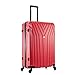 InUSA VASTY Luggage with Spinner Wheels | Durable Lightweight Hardside Suitcase, Travel Bag with Handle and Trolley, 24-Inch Medium Checked Luggage | Red