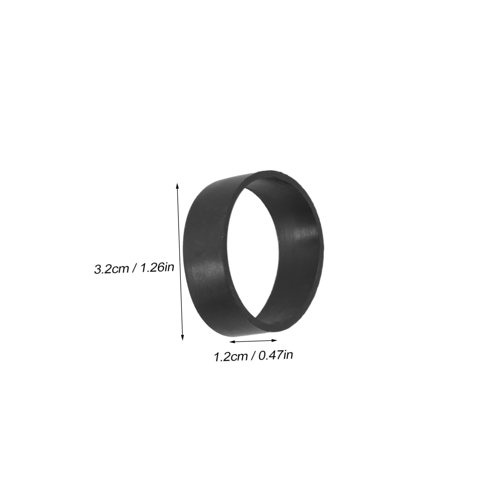 BESPORTBLE Diving Belt Fixing Ring Set 5 Pcs 32mm Diameter Rubber for Scuba Weight Belt Diving Backplate