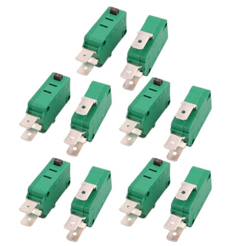 Micro-interrupteur de fin de course AC 125V/250V 16A action instantanée en lot de 10 pièces