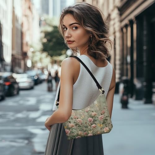 Shoulder Bag for Women Lightweight Underarm Shoulder Handbag Pu Leather Portable Hobo Bag with Strap3