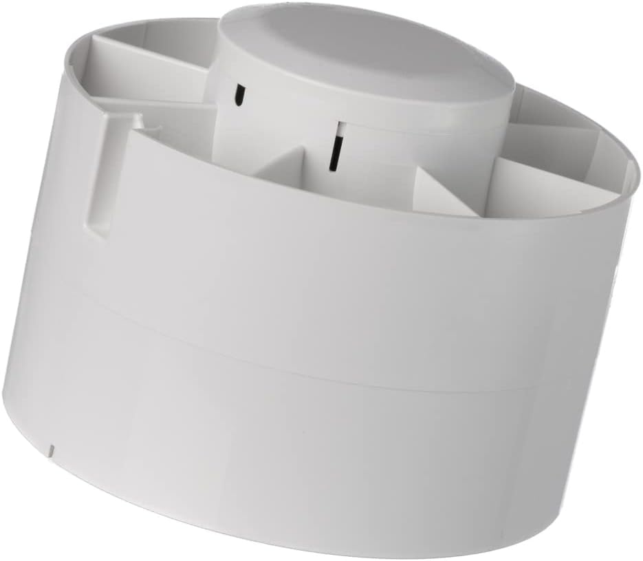 Side view of EUROPLAST 125mm Duct Fan casing