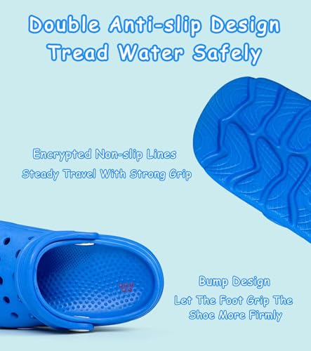 Image of Toddler Kids Garden Clog Slip On Slide Sandals Beach Water Shoes