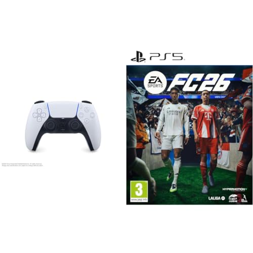 Playstation 5 - Mando inalmbrico DualSense + EA SPORTS FC 26 Standard Edition PS5 | Disco | Videojuegos | Castellano