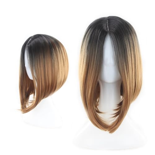 Peluca Bob de pelo sintético para fiestas temáticas y disfraces de Halloween