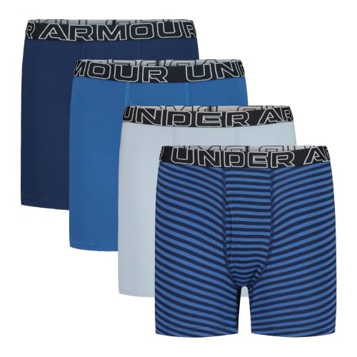 Image of Under Armour Boys' Multipack Performance Cotton Boxerjock Brief, Lightweight & Smooth Stretch Fit