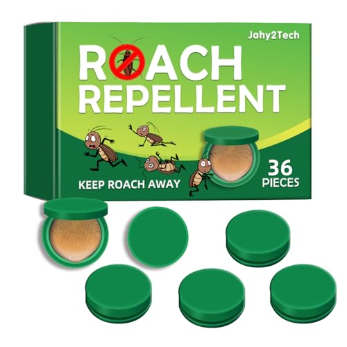 36pcs Cockroach Repellent Roach Traps Indoor Home for Small Large Cockroachs Outdoor Use,Cockroach...