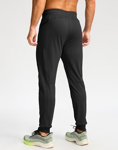 G Gradual Men's Joggers with Zipper Pockets Stretch Tapered Sweatpants Athletic Pants for Men Workout Running Gym3