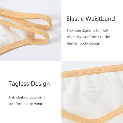 Men's Sexy Underwear Briefs with Pouch Breathable Low Rise Briefs4