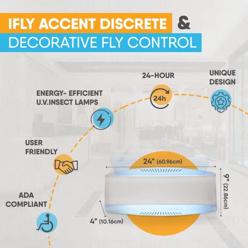 Gardner Ifly Accent Decorative, Fly Traps Indoors For Home, Bug Light Indoor, House Fly Trap, Fly Traps For Indoors, Knit Catchers Indoor, Bug Catcher, Commercial Fly Trap For Restaurants, 30 W - Ss #TOP2